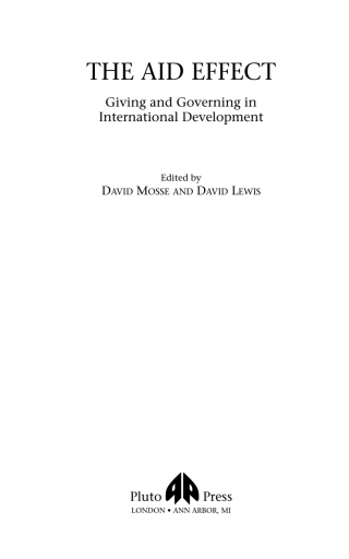 Titelbild: The Aid Effect 1st edition 9780745323862