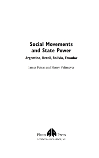 Imagen de portada: Social Movements and State Power 1st edition 9780745324227