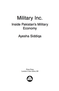 Cover image: Military Inc. 9780745325453