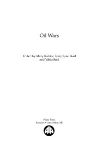 表紙画像: Oil Wars 1st edition 9780745324784