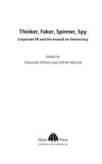 Cover image: Thinker, Faker, Spinner, Spy 1st edition 9780745324456