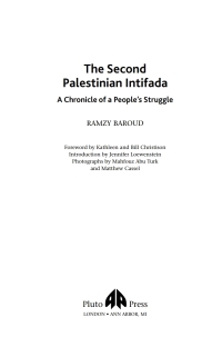 Cover image: The Second Palestinian Intifada 1st edition 9780745325477