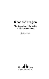 Cover image: Blood and Religion 1st edition 9780745325569