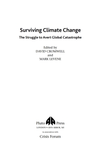 صورة الغلاف: Surviving Climate Change 1st edition 9780745325675