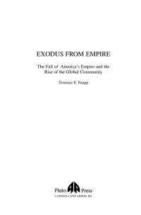 Cover image: Exodus From Empire 1st edition 9780745326139