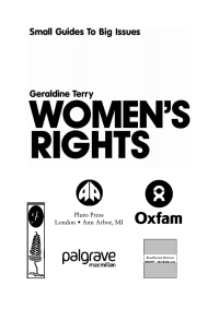 Cover image: Women's Rights 1st edition 9780745323497