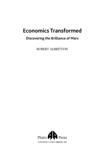 Cover image: Economics Transformed 1st edition 9780745326573