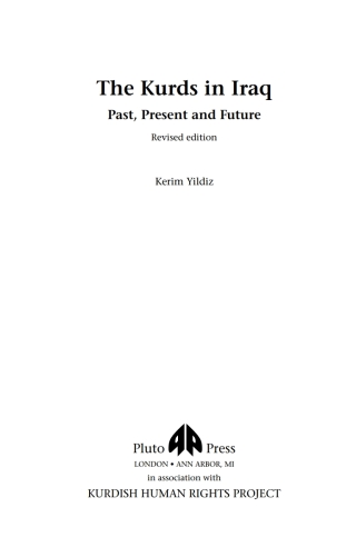 Imagen de portada: The Kurds in Iraq 2nd edition 9780745326627