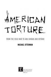 صورة الغلاف: American Torture 1st edition 9780745326702