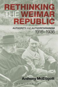 Cover image: Rethinking the Weimar Republic 1st edition 9780340731901