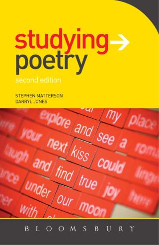 Imagen de portada: Studying Poetry 1st edition 9780340985151