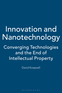 Cover image: Innovation and Nanotechnology 1st edition 9781849663434
