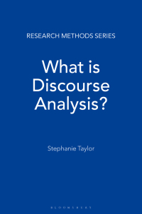 Imagen de portada: What is Discourse Analysis? 1st edition 9781780938493