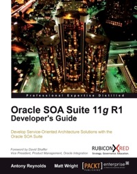 Imagen de portada: Oracle SOA Suite 11g R1 Developer's Guide 1st edition 9781849680189