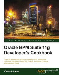 Imagen de portada: Oracle BPM Suite 11g Developer's cookbook 1st edition 9781849684224