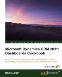 Cover image: Microsoft Dynamics CRM 2011: Dashboards Cookbook 1st edition 9781849684408
