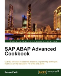 Cover image: SAP ABAP Advanced Cookbook 1st edition 9781849684880
