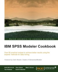 Titelbild: IBM SPSS Modeler Cookbook 1st edition 9781849685467