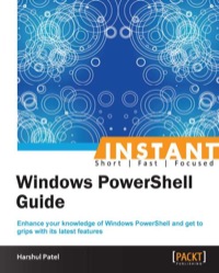 Imagen de portada: Instant Windows PowerShell Functions 1st edition 9781849686785