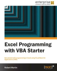 Immagine di copertina: Excel Programming with VBA Starter 1st edition 9781849688444