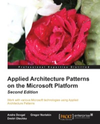 Imagen de portada: Applied Architecture Patterns on the Microsoft Platform Second Edition 1st edition 9781849689120