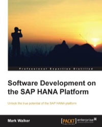Imagen de portada: Software Development on the SAP HANA Platform 1st edition 9781849689403