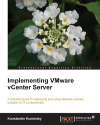 Cover image: Implementing VMware vCenter Server 1st edition 9781849689984