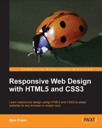 Imagen de portada: Responsive Web Design with HTML5 and CSS3 1st edition 9781849693189