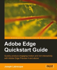 Titelbild: Adobe Edge Quickstart Guide 1st edition 9781849693301