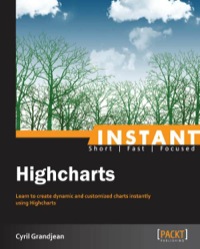 Imagen de portada: Instant Highcharts 1st edition 9781849697545
