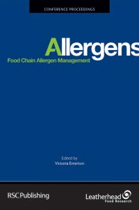 Cover image: Food Chain Allergen Management 1st edition 9781905224852
