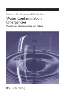 Cover image: Water Contamination Emergencies 1st edition 9781849731560