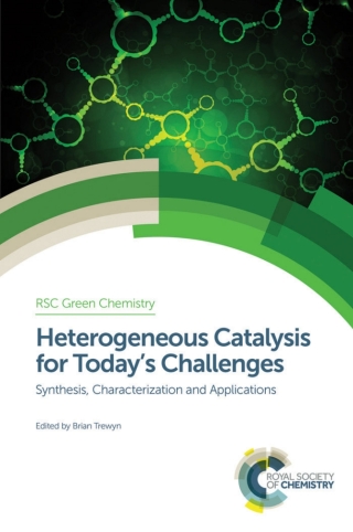 Cover image: Heterogeneous Catalysis for Today's Challenges 1st edition 9781782625711