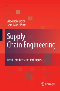 Cover image: Supply Chain Engineering 9781849960168