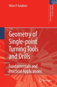 Imagen de portada: Geometry of Single-point Turning Tools and Drills 9781849960526