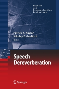 Titelbild: Speech Dereverberation 1st edition 9781849960557