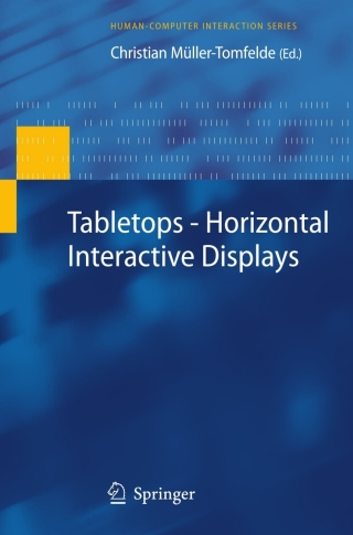 Imagen de portada: Tabletops - Horizontal Interactive Displays 9781849961127