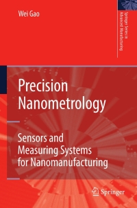 Titelbild: Precision Nanometrology 9781849962537