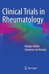 Cover image: Clinical Trials in Rheumatology 9781849963831