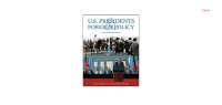 Titelbild: U.S. Presidents and Foreign Policy 1st edition