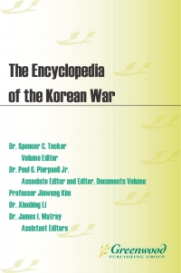 Cover image: The Encyclopedia of the Korean War [3 volumes] 2nd edition