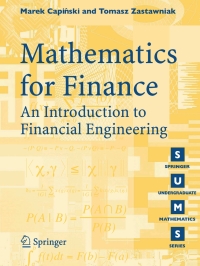 Imagen de portada: Mathematics for Finance 9781852333300