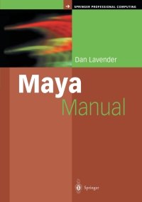 Cover image: Maya Manual 9781447139249