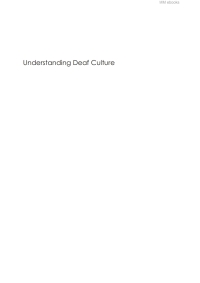 Titelbild: Understanding Deaf Culture 1st edition 9781853595455