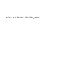 Omslagafbeelding: A Dynamic Model of Multilingualism 1st edition 9781853594670