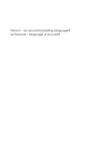 Immagine di copertina: French - An Accommodating Language? 1st edition 9781853595042