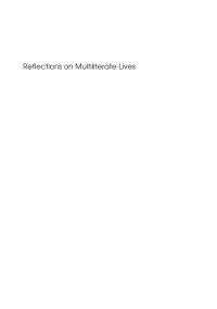 Titelbild: Reflections on Multiliterate Lives 1st edition 9781853595219