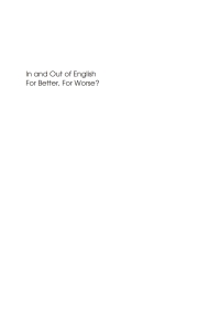 Cover image: In and Out of English 1st edition 9781853597879