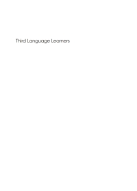 Cover image: Third Language Learners 1st edition 9781853598029