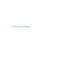 Titelbild: Words and Worlds 1st edition 9781853598272